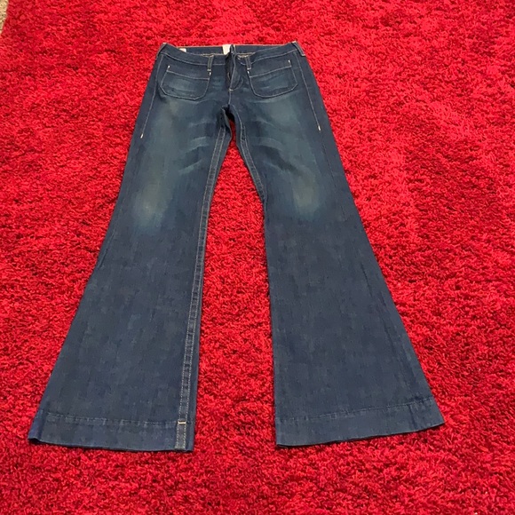 True Religion Denim - True Religion flare jeans/long inseam, about 36